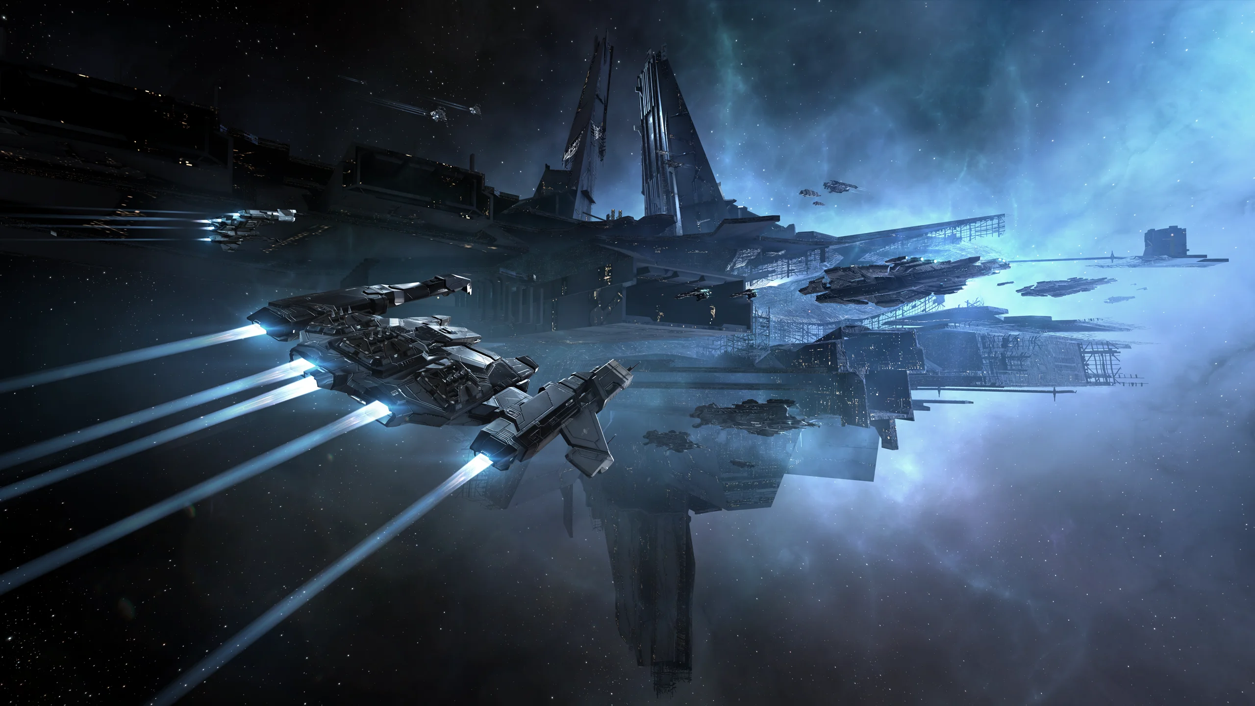 Scène de bataille spatiale 2